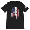 Spartan USA Flag Red, White, and Blue Front Print