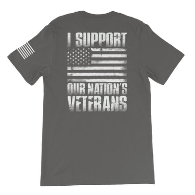 I Support Our Nation's Veterans Back Print