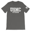 USMC Veteran White Front Print