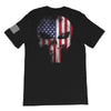 Punisher USA Flag Red, White, and Blue Back Print
