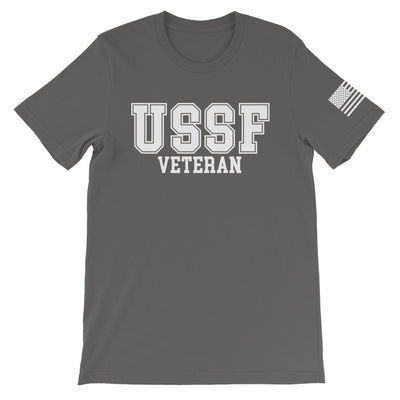 USSF Veteran White Front Print