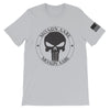 Molon Labe Punisher Black Front Print