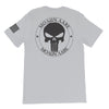 Molon Labe Punisher Black Back Print