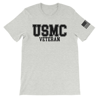 USMC Veteran Black Front Print