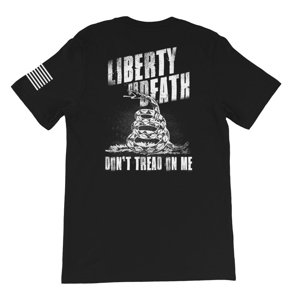 Liberty or Death Gadsden Snake Back Print