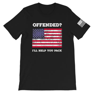 Offended? I'll Help You Pack Front Print